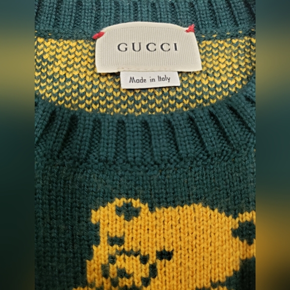 Gucci Kids size 4 Teddy Bear Sweater - Picture 8 of 11